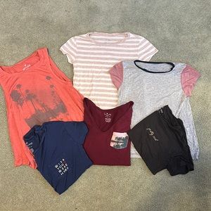 6 American Eagle T-Shirts!